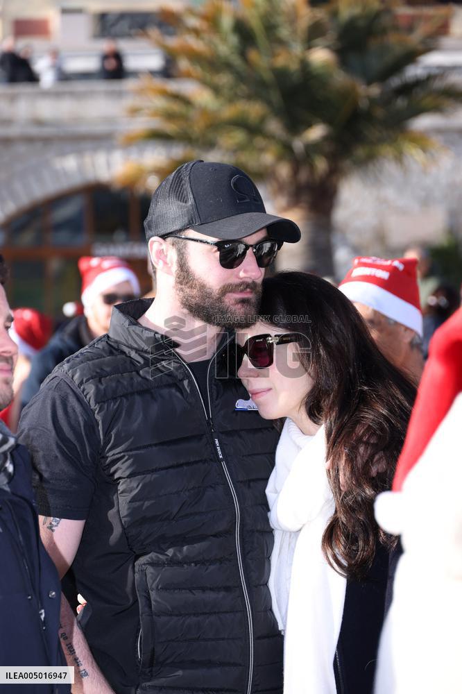 Louis Sarkozy in Menton For New Year’s Day Dip - France