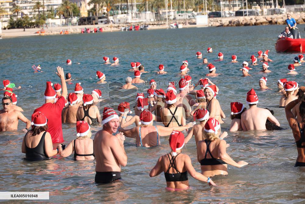 Louis Sarkozy in Menton For New Year’s Day Dip - France