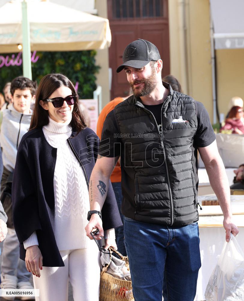 Louis Sarkozy in Menton For New Year’s Day Dip - France