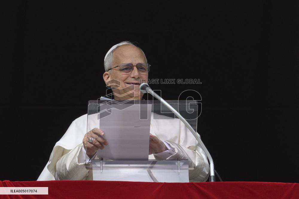 Pope Leo XIV Delivers His Blessing To The Faithful - Vatican