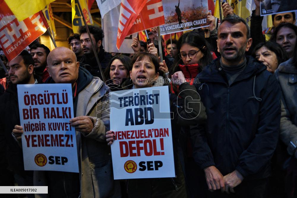 Istanbul Protests Against US Capture Of Maduro - Turkey