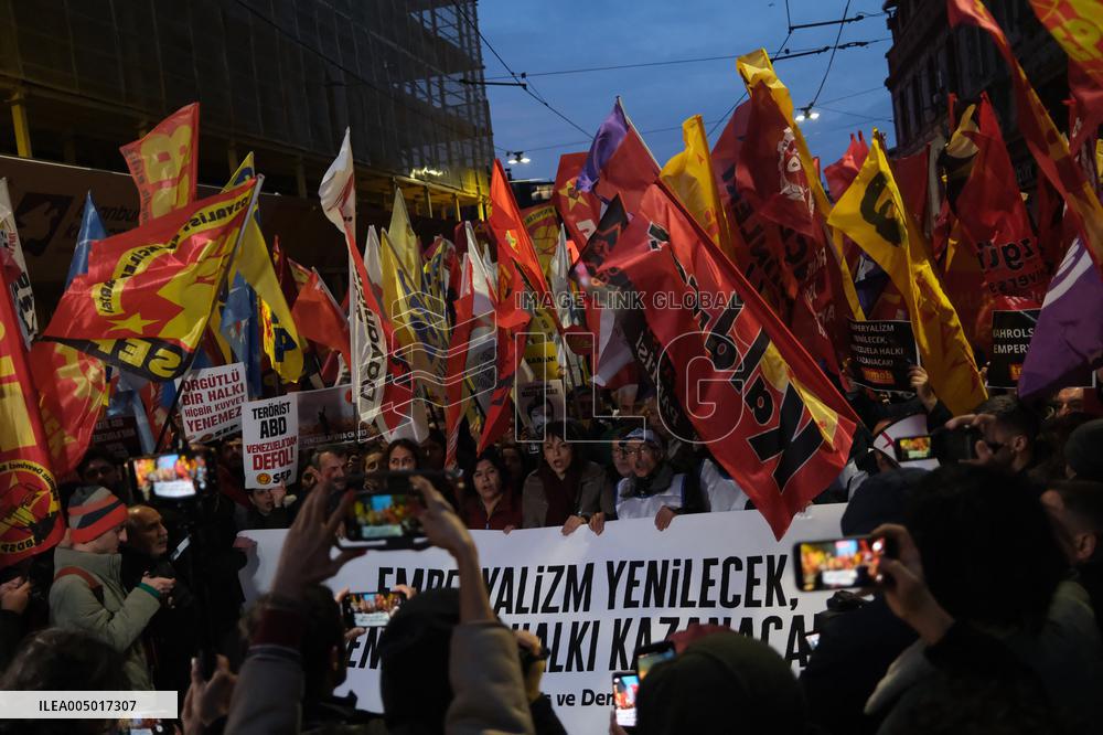 Istanbul Protests Against US Capture Of Maduro - Turkey