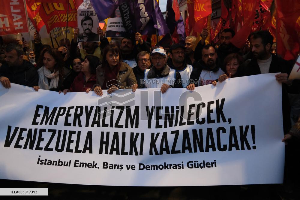 Istanbul Protests Against US Capture Of Maduro - Turkey