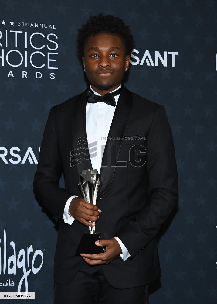 31st Annual Critics Choice Awards - Pressroom