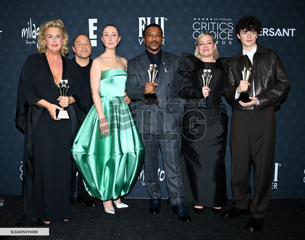 31st Annual Critics Choice Awards - Pressroom
