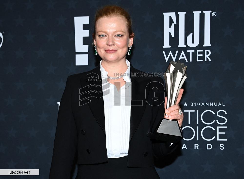 31st Annual Critics Choice Awards - Pressroom