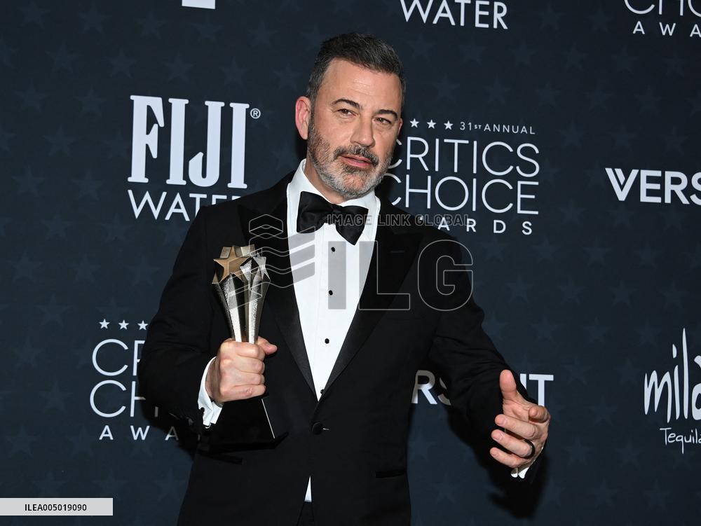 31st Annual Critics Choice Awards - Pressroom