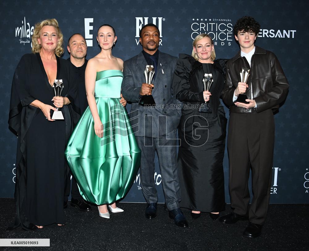31st Annual Critics Choice Awards - Pressroom