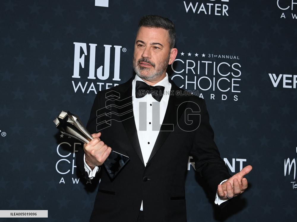 31st Annual Critics Choice Awards - Pressroom