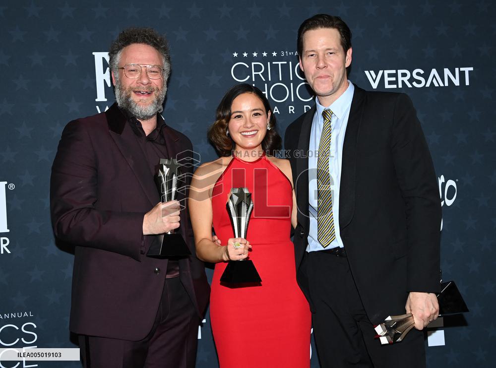 31st Annual Critics Choice Awards - Pressroom