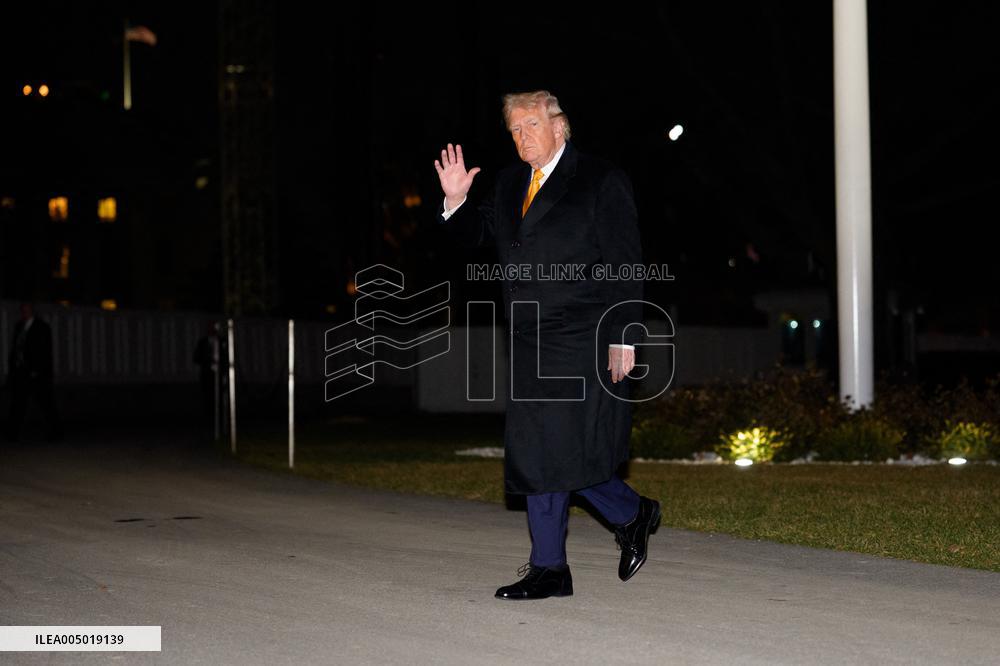 Donald Trump Returns to White House