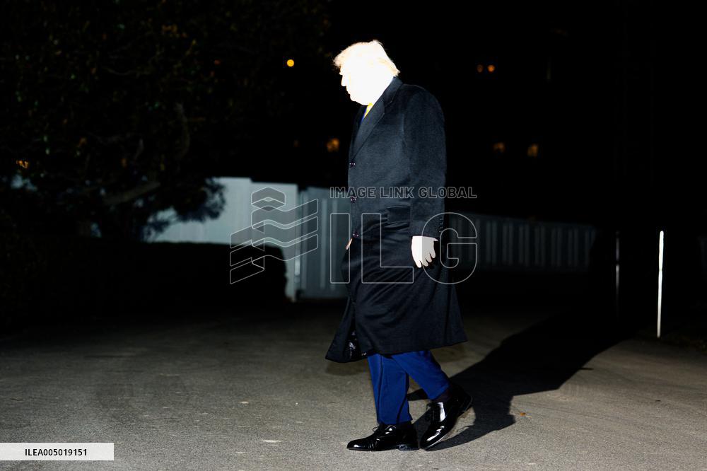 Donald Trump Returns to White House