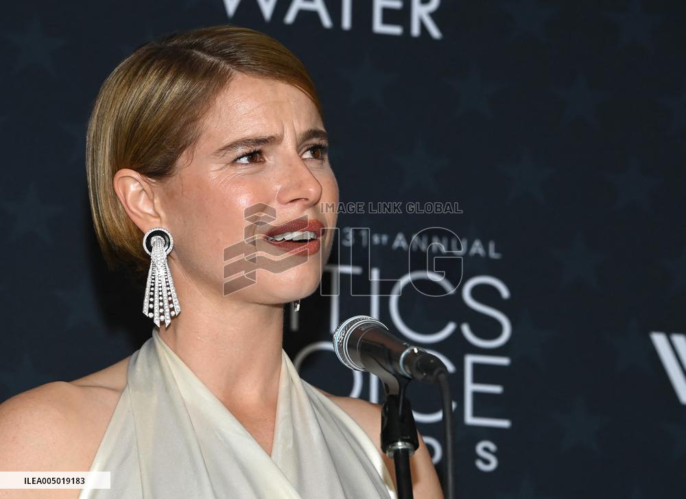 31st Annual Critics Choice Awards - Pressroom