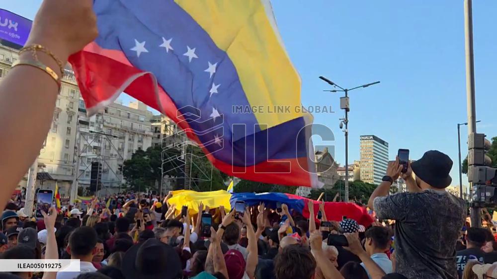 Argentina: Crowds Celebrate in Buenos Aires After Maduro’s Capture