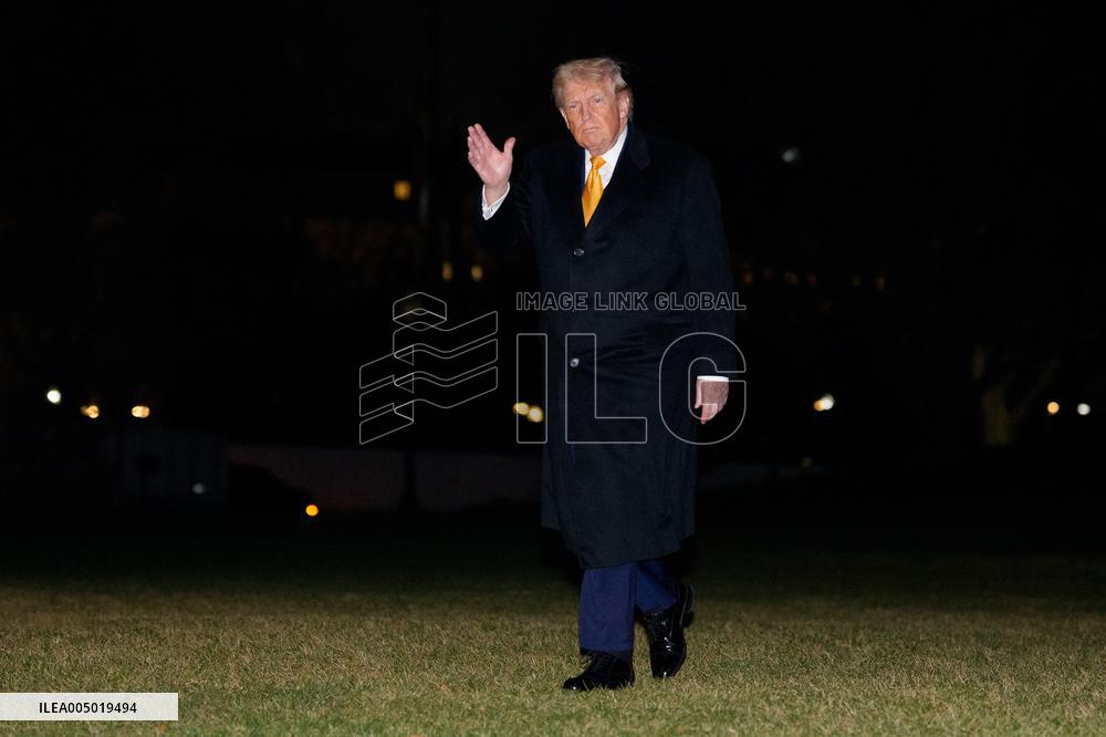 Donald Trump Returns to White House