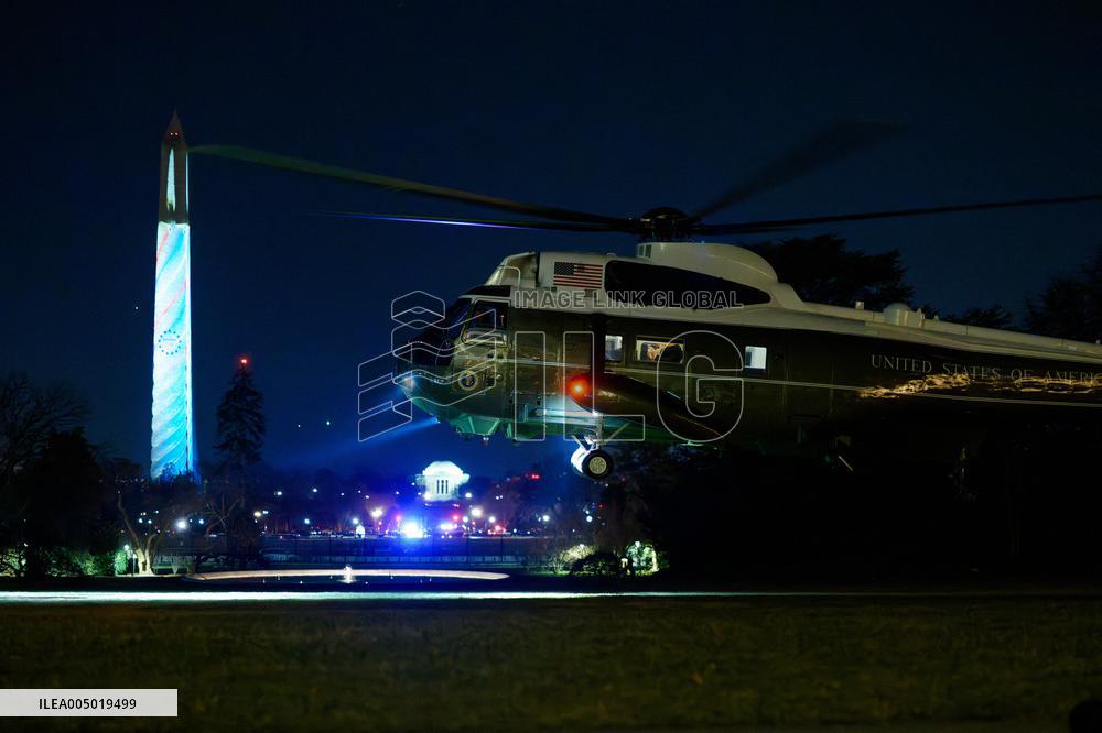 Donald Trump Returns to White House