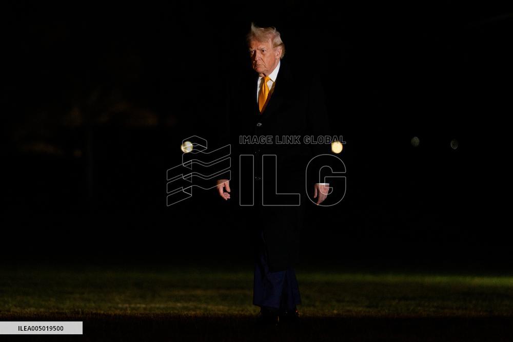 Donald Trump Returns to White House