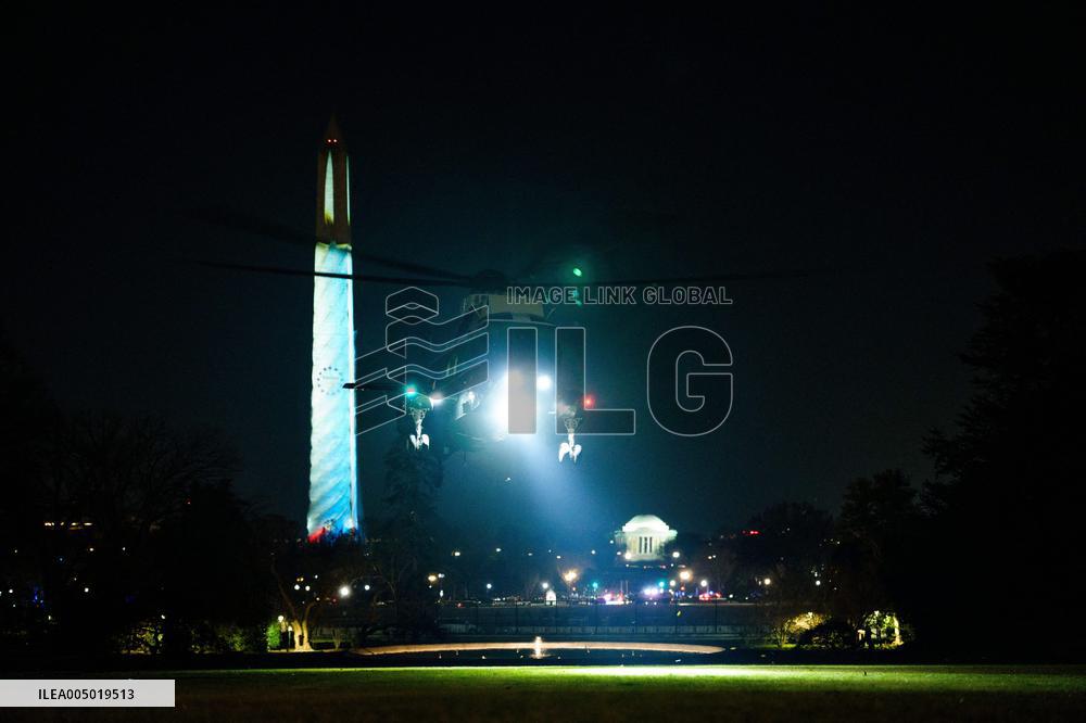 Donald Trump Returns to White House