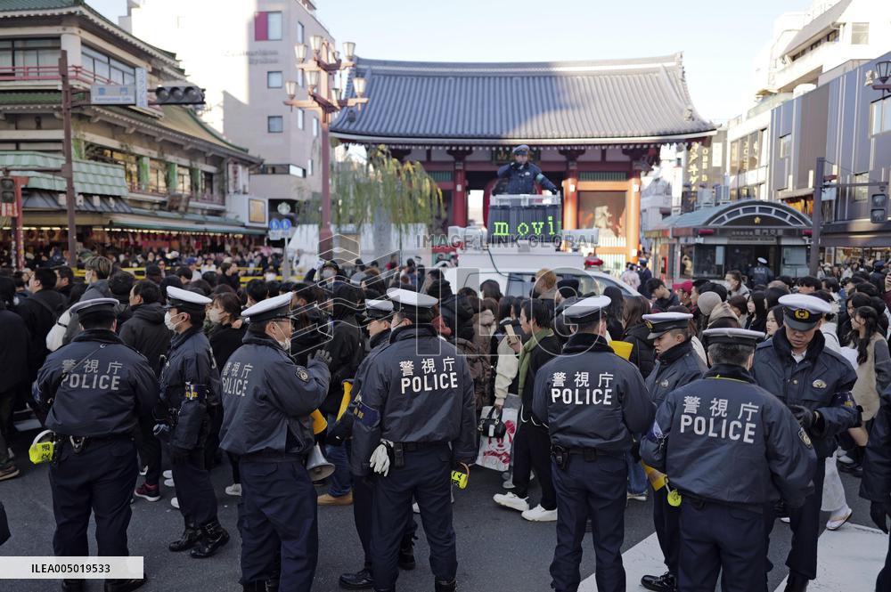 New Year's Day in Tokyo