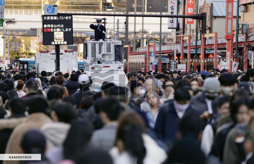 New Year's Day in Tokyo