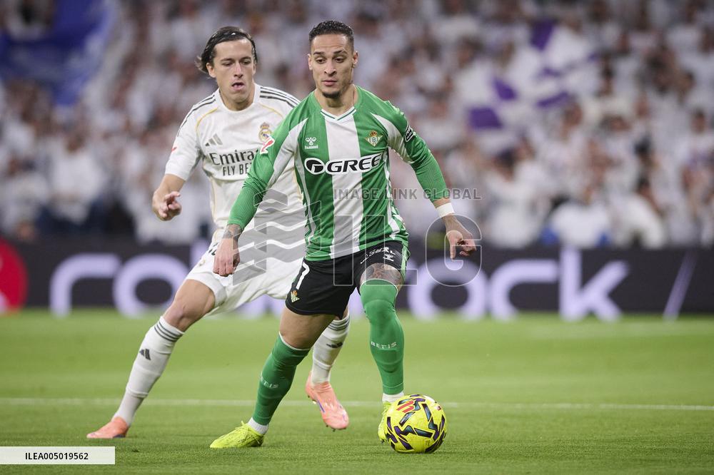 Real Madrid CF v Real Betis Balompie La Liga - Madrid