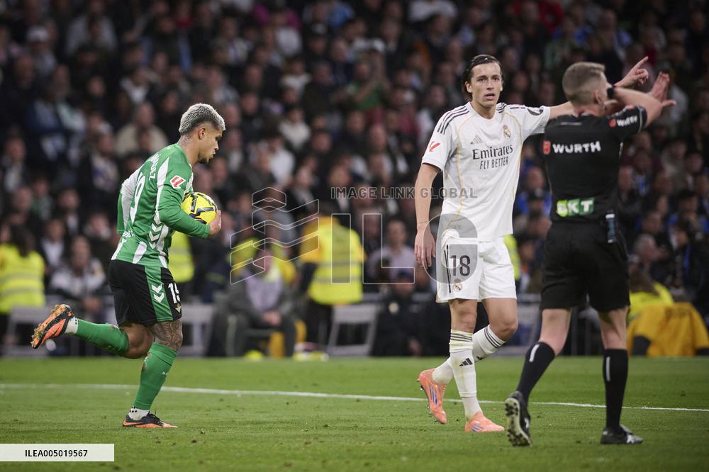 Real Madrid CF v Real Betis Balompie La Liga - Madrid