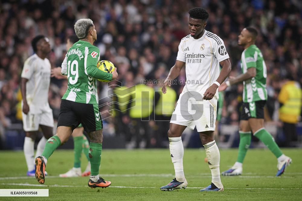 Real Madrid CF v Real Betis Balompie La Liga - Madrid