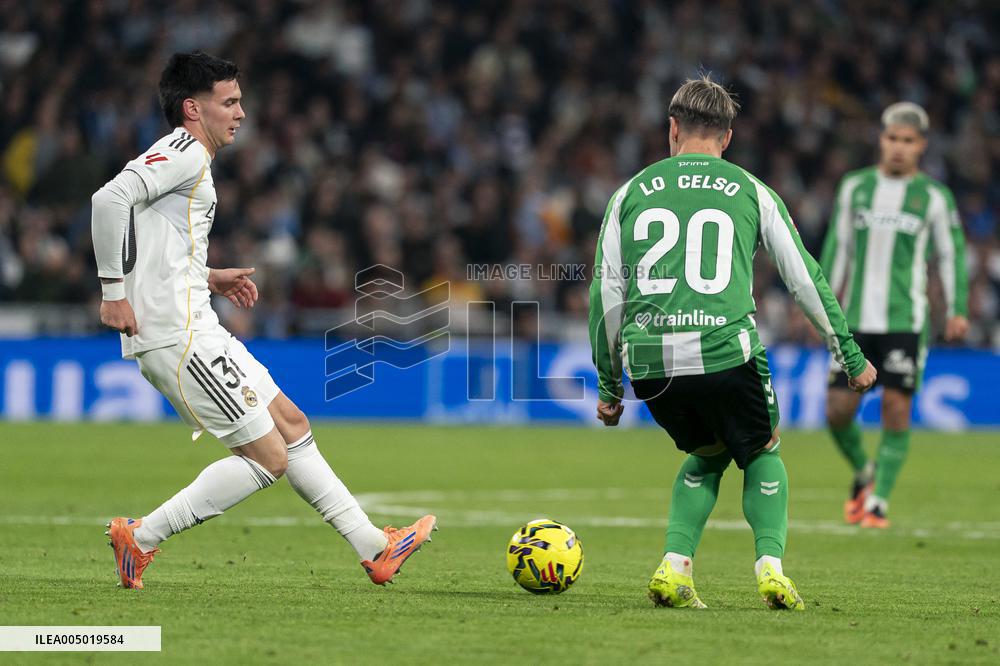 Real Madrid CF v Real Betis Balompie La Liga - Madrid