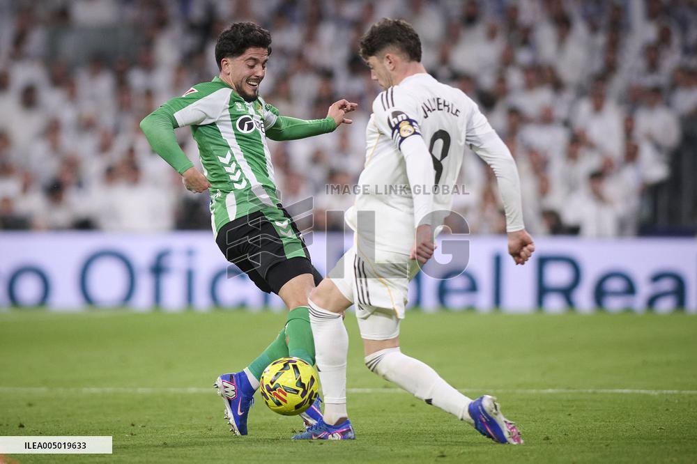 Real Madrid CF v Real Betis Balompie La Liga - Madrid