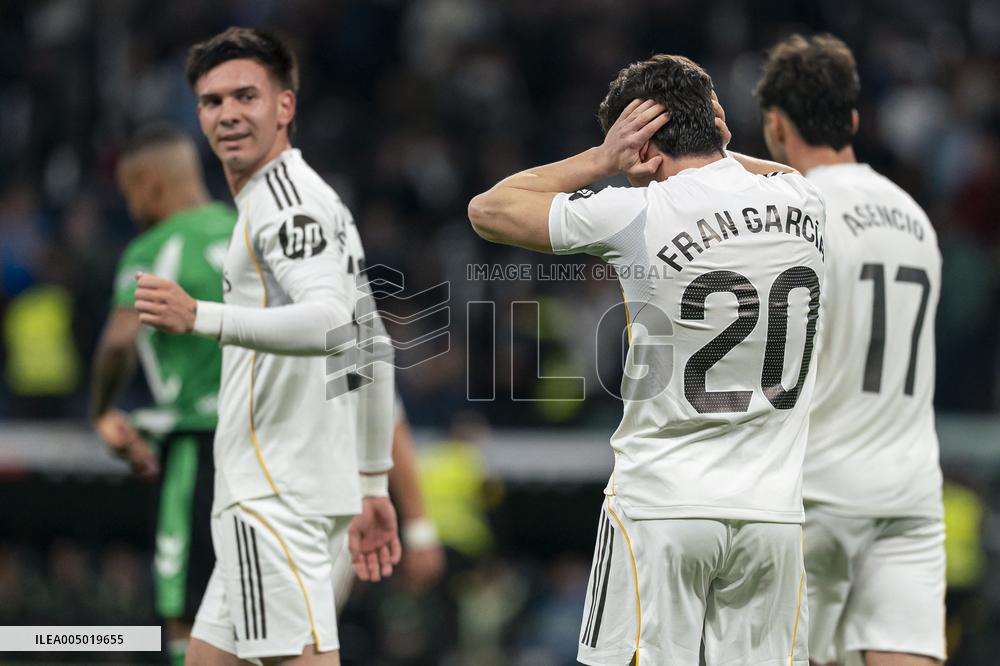 Real Madrid CF v Real Betis Balompie La Liga - Madrid