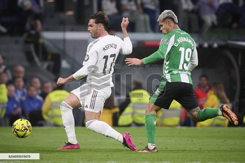 Real Madrid CF v Real Betis Balompie La Liga - Madrid