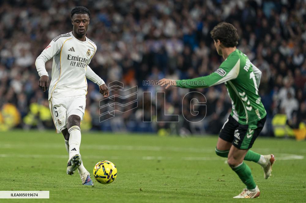 Real Madrid CF v Real Betis Balompie La Liga - Madrid