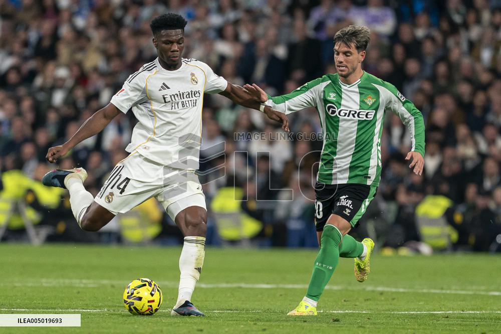 Real Madrid CF v Real Betis Balompie La Liga - Madrid