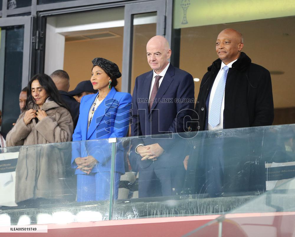 Gianni Infantino at CAF - Cameroon v South Africa