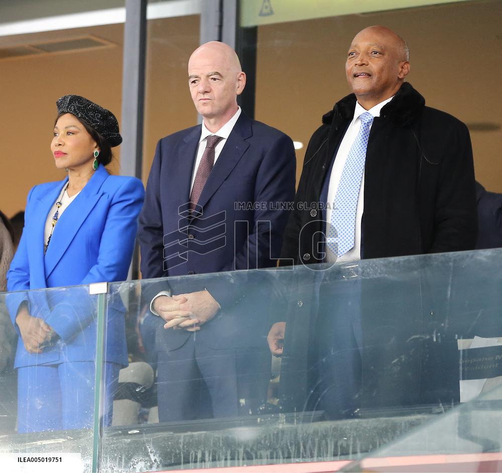 Gianni Infantino at CAF - Cameroon v South Africa
