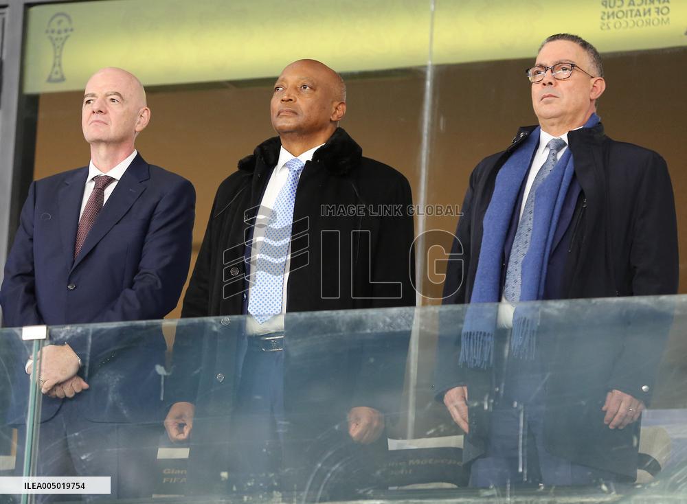 Gianni Infantino at CAF - Cameroon v South Africa