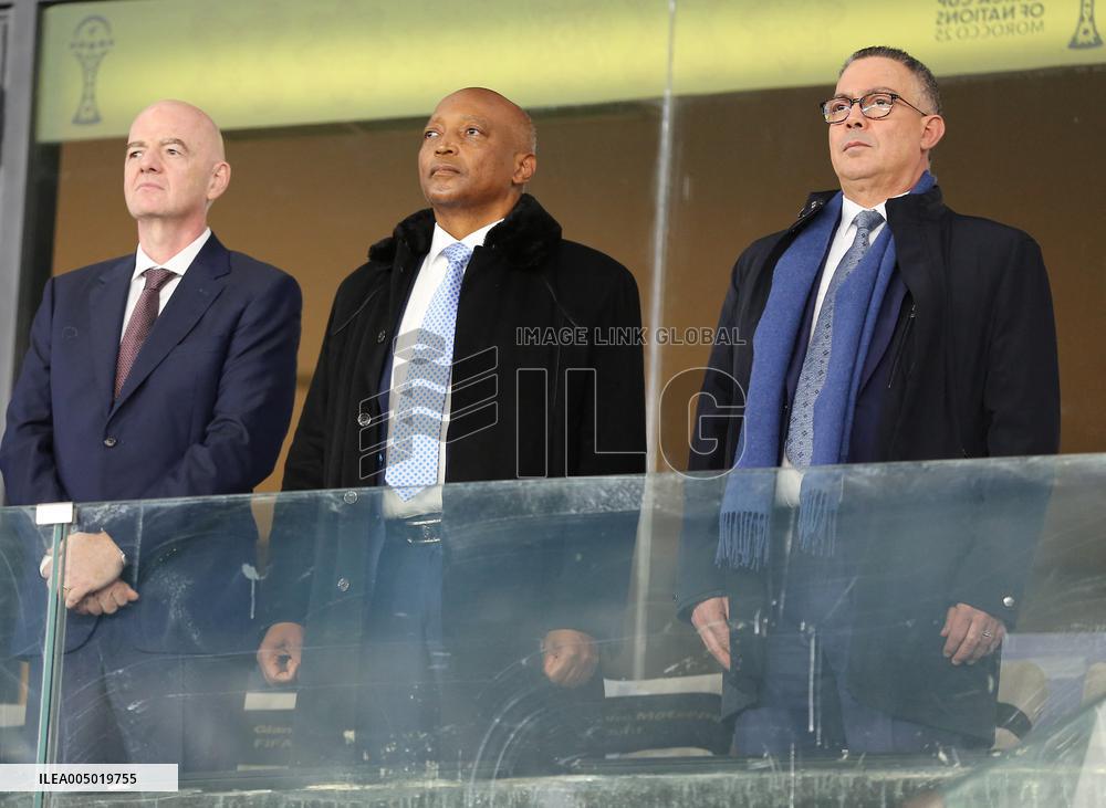 Gianni Infantino at CAF - Cameroon v South Africa