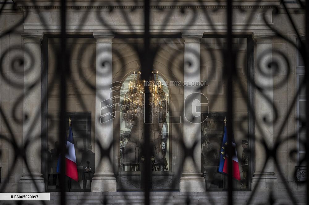French Government Arriving at First Cabinet Meeting of 2026 at Elysee - Paris