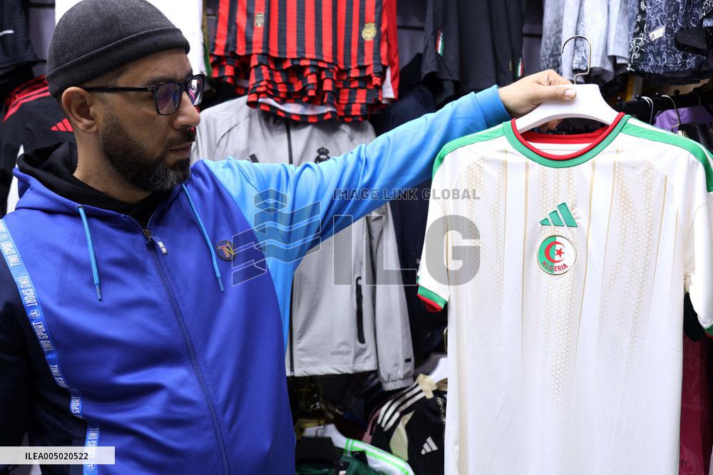 High Demand for Algerian National Team Jerseys in Algiers - Algeria