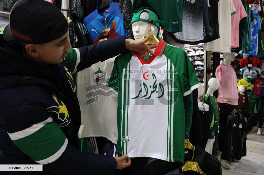 High Demand for Algerian National Team Jerseys in Algiers - Algeria