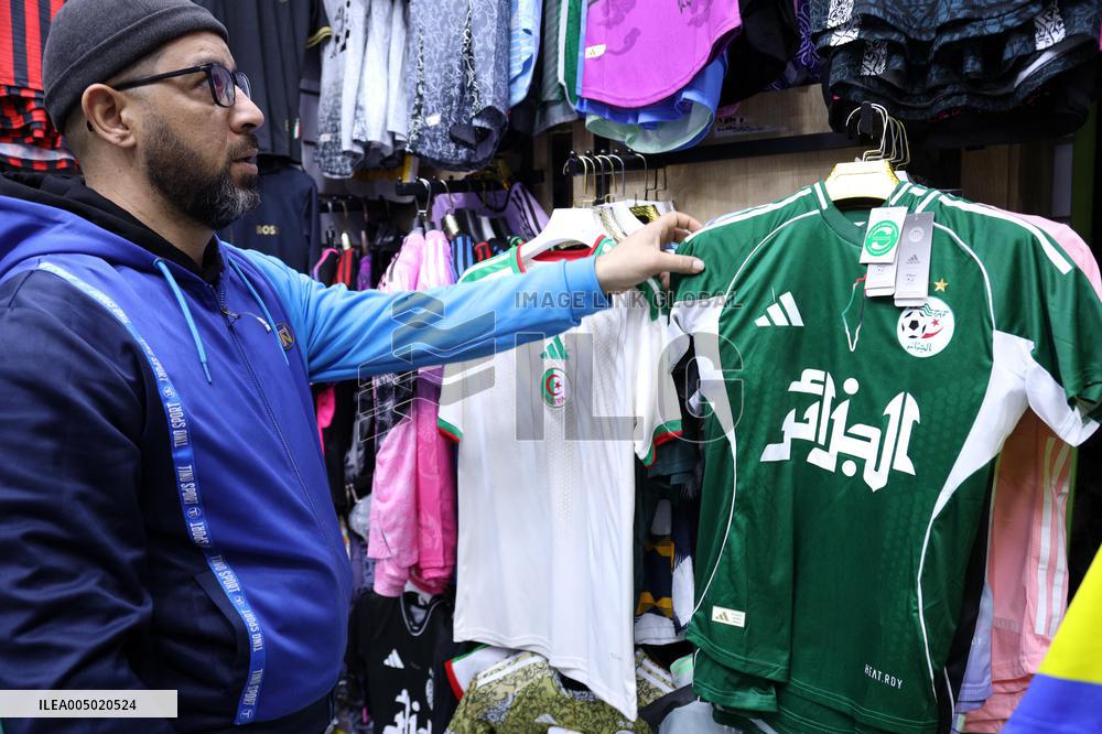 High Demand for Algerian National Team Jerseys in Algiers - Algeria