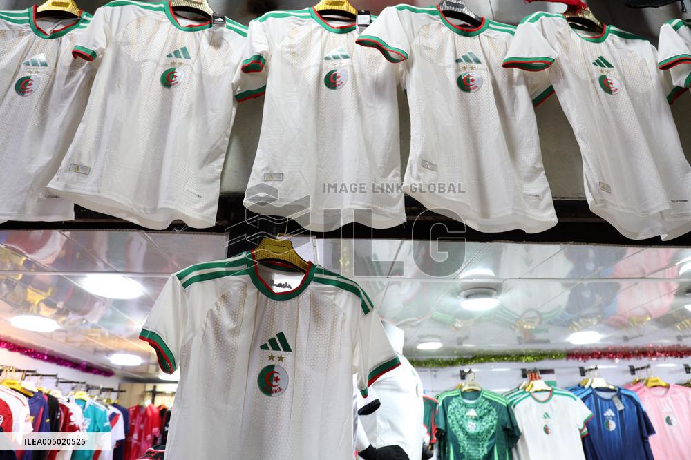 High Demand for Algerian National Team Jerseys in Algiers - Algeria