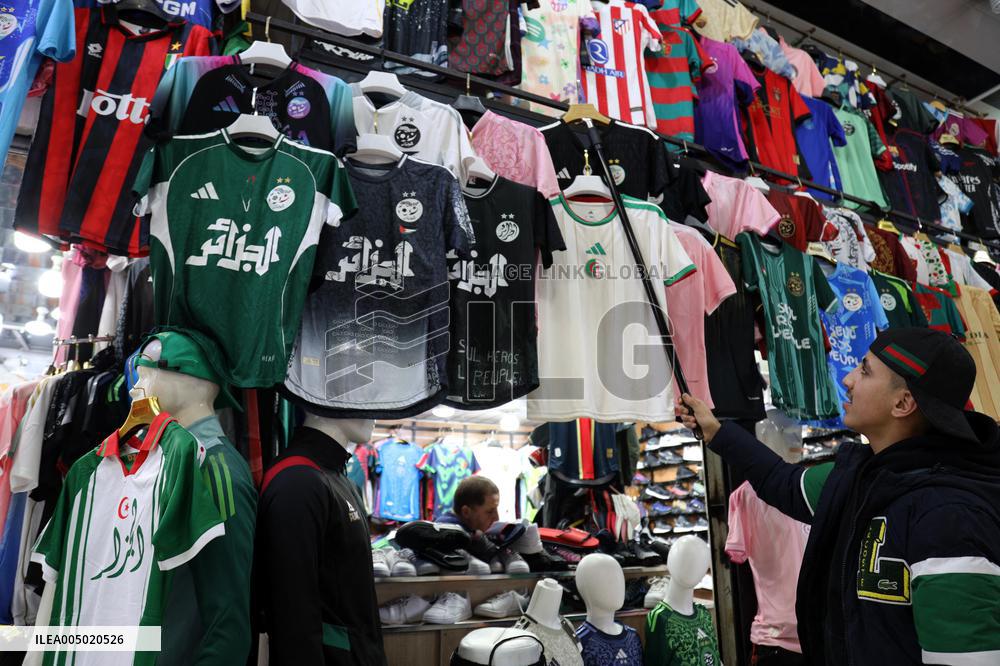 High Demand for Algerian National Team Jerseys in Algiers - Algeria