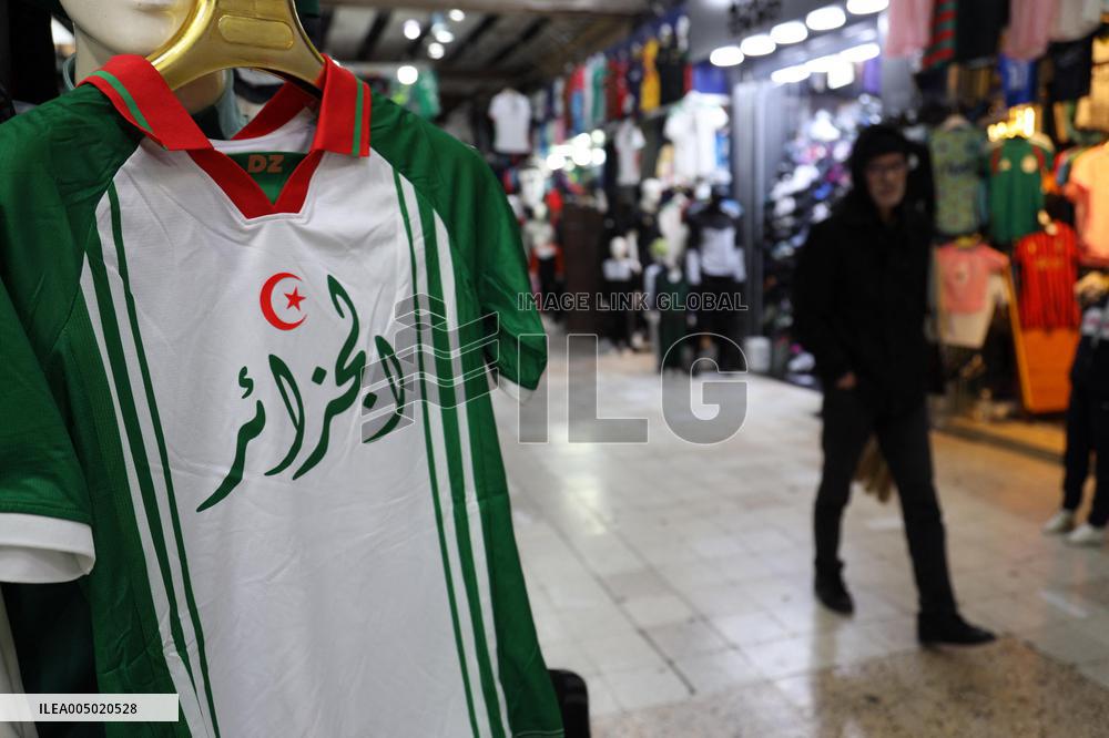 High Demand for Algerian National Team Jerseys in Algiers - Algeria