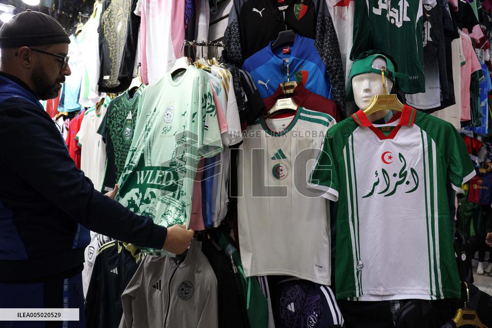 High Demand for Algerian National Team Jerseys in Algiers - Algeria