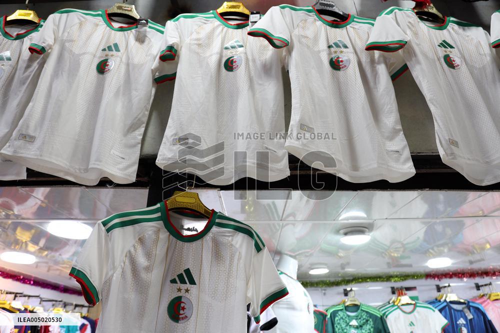 High Demand for Algerian National Team Jerseys in Algiers - Algeria