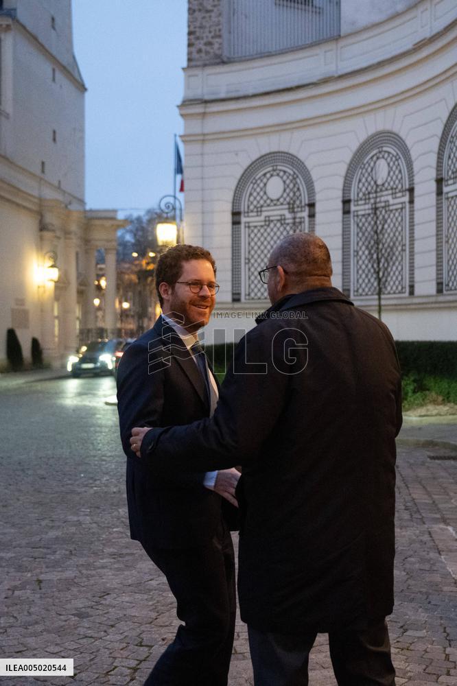 French Government Arriving at First Cabinet Meeting of 2026 at Elysee - Paris