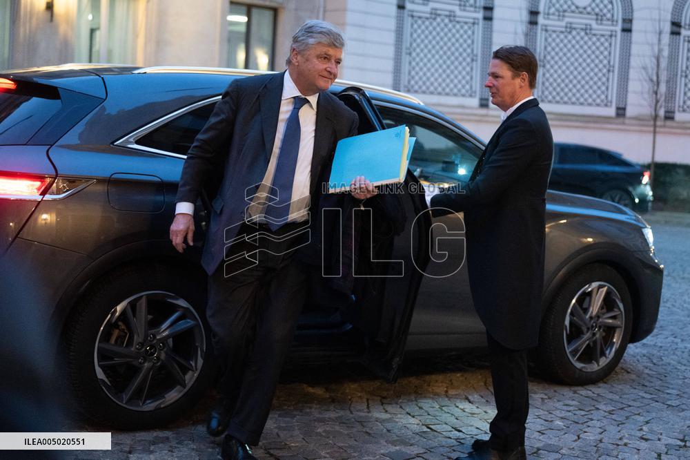 French Government Arriving at First Cabinet Meeting of 2026 at Elysee - Paris