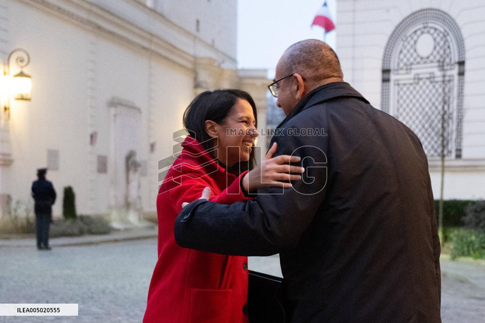 French Government Arriving at First Cabinet Meeting of 2026 at Elysee - Paris