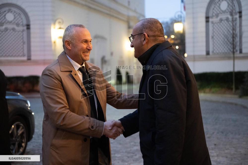 French Government Arriving at First Cabinet Meeting of 2026 at Elysee - Paris